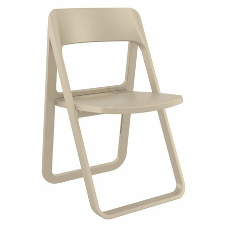 FINE-LINE Dream Folding Outdoor Chair  Taupe FI2845381